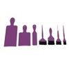 7pcs Hair Dye Tool Set Balayage Board Coloring Brush Hair