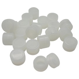 Gentcy Silicone 2ml Clear 50pcs Containers Silicone Storage Jar Seals