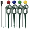 ZYAN 13FT(2x6.5FT) Solar Landscape Lights Extension Cable, Suitable for ZYAN