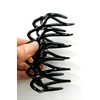 French Lace Hair Claw L NO.22562 (Black)