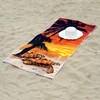 GEEZY Large Microfibre Beach Bath Towel Lightweight Sports Travel Gym