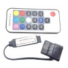 DC12V RGB Controller Mini RF17 Button Remote Control Wireless Large