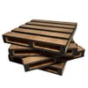 Paquete 6 portavasos Pack con diseño de pallets palets tarima