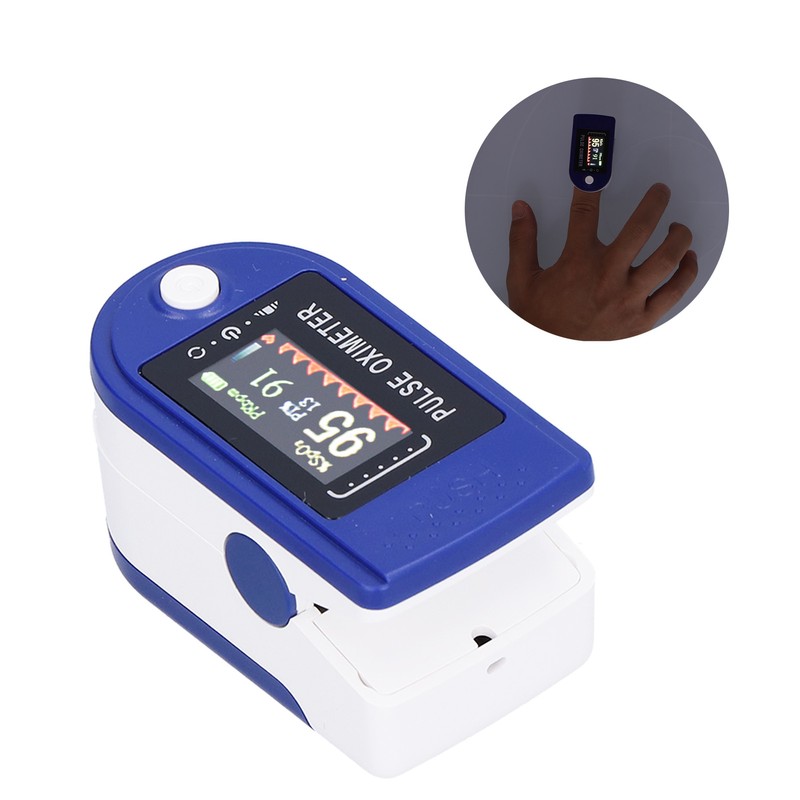 Oximeter Finger Fingertip Portable Blood Oxygen Saturation Pulse Heart Rate