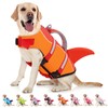 AOFITEE Dog Life Jacket, Dog Life Vest for Swimming, Shark