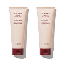 The Saem 더샘 실크 헤어 리페어 손상모 클리닉 트리트먼트 X2 The Saem Silk Hair Repair Damaged Hair Clinic Treatment X2