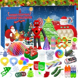 Fidget Advent Calendar 2025, Advent Calendar Fidget Toy, Fun and Exciting Countdown Toy, Countdown Stress Relief and Entertainment, Sensory Fidget Toys Set, Gifts Calendar