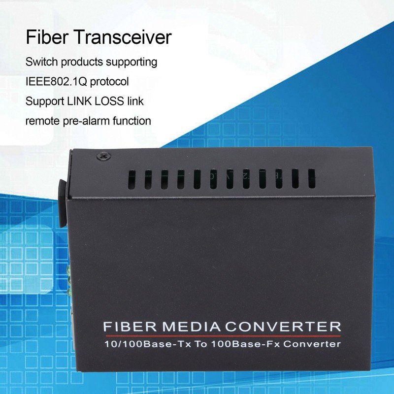 Fiber Transceiver TBCMC3312ES20A 100M Single Mode 20KM SC 1310NM Media