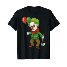 Cartoon Clown With Balloons Colorful Character For Kids T-Shirt