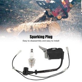 Ignition Coil Module With Spark Plug For Zenoah/Timberpro/Lawnflite Chainsaw Replacement Parts