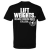 Ironville Lift Weights Weightlifting Soft Blend T Shirt (US, Alpha,