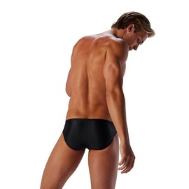 Speedo Men's Solar Brief | Summer Style | Beach Wear | 5cm Coverage, Black, 32