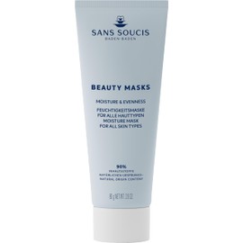 Sans Soucis - Beauty Masks Moisture & Evenness Feuchtigkeitsmaske 75 ml – Vegan - Gesichtspflege Maske mit Hyaluronsäure, Niacinamid & Thermalwasser - Gesichtsmaske für alle Hauttypen