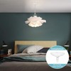 Helunsi Canopy Kit, White Canopy Light Kit, 5-3/8" Dia Canopy