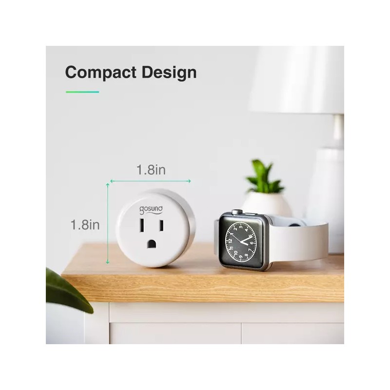 Gosund 4PK Gosund Wifi Smart Plug Outlet Alexa Google Home
