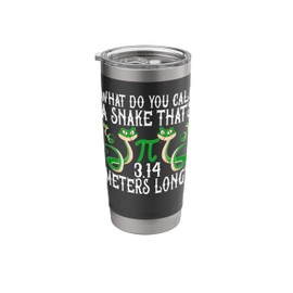 Funny Pi Day Design Irrational Humor for Teachers Math Nerds Stainless Steel Insulated Tumbler