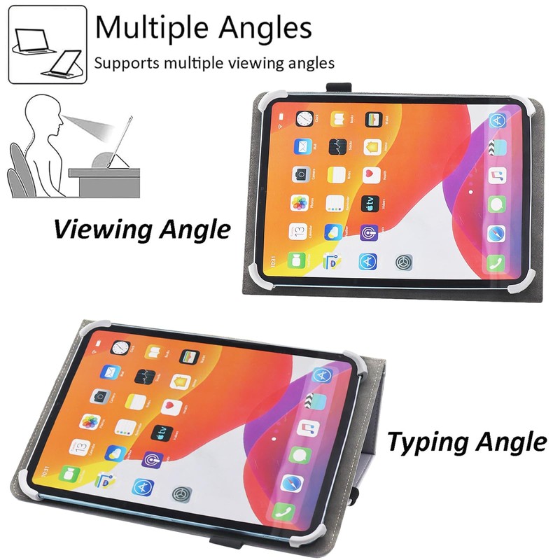 Universal 10 10.1 11 Inch Tablet Case, Viclowlpfe Protective Folio