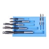 Accusize Industrial Tools 7 Pc Metric Hss Solid Capscrew Counterbore