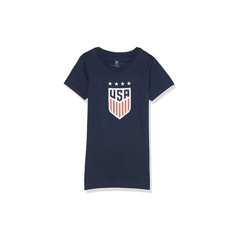USA National Team Name and Number Tee, Navy, Large-14
