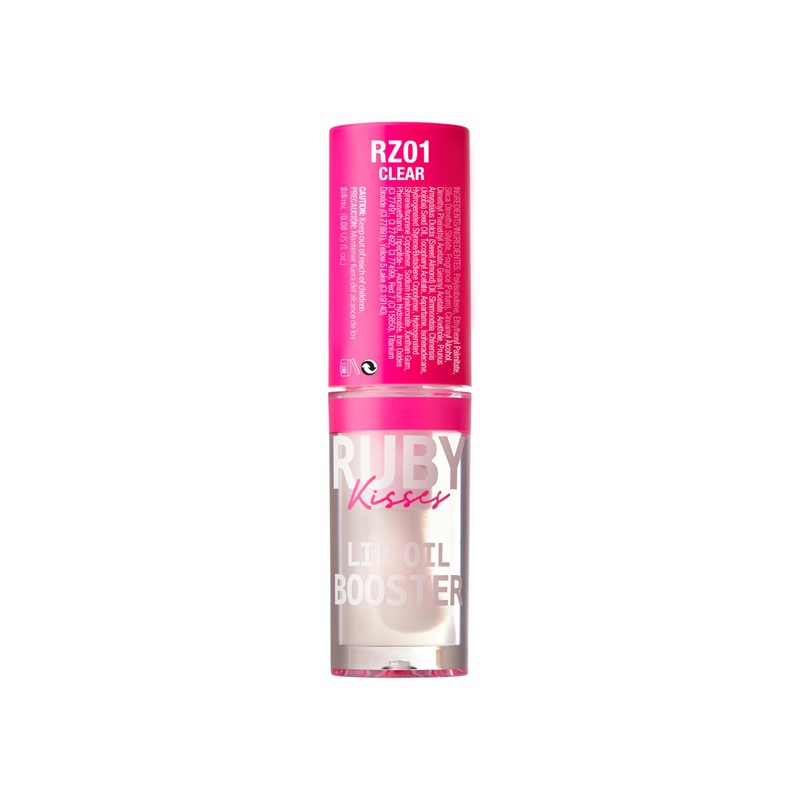Ruby Kisses Lip Oil Booster, Hydrating Lip Gloss with Nourishing