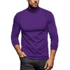 Zengjo Mens Mock Turtleneck Long Sleeve Shirts Thermal Baselayer Top
