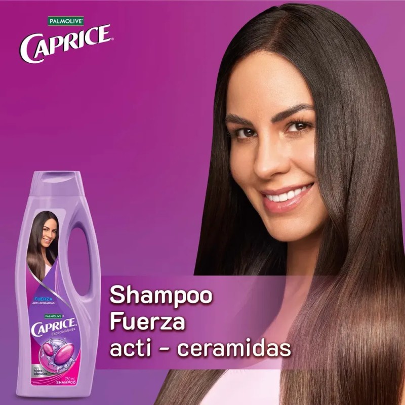Shampoo Caprice Especialidades Fuerza Acti-Ceramidas 750 ml