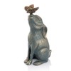 SPI Curiosity Bunny Rabbit with Butterfly Sculpture