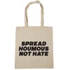 Hippowarehouse Spread Houmous Not Hate Tote Shopping Gym Beach Bag