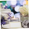 CAXUSD 50pcs Elegant Foil Table Name Cards Premium Wedding Place