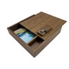 UFARID Walnut Wood Photo Album Box USB Stick 16GB 32GB