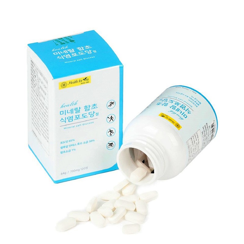 Tablets, glucose, glucose tablets, table salt tablets, salt pills /