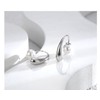 Minimalist Pearl Teardrop Front Back Dangle Drop Earrings for Women