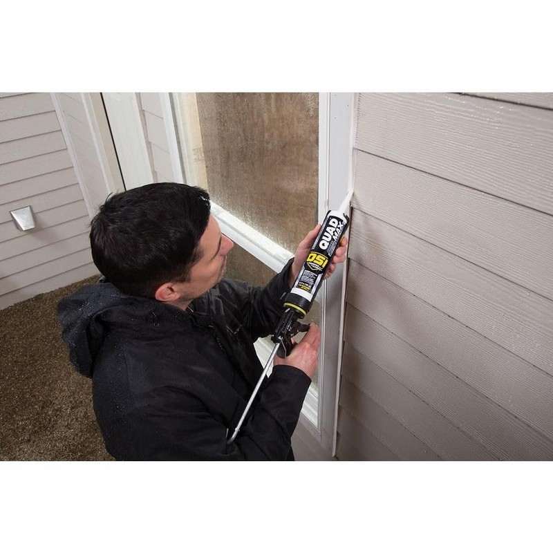 OSI Quad Max Window, Door and Siding Sealant, White, 9.5