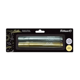 Pelikan Marcadores Markatodo metálicos Oro y Plata