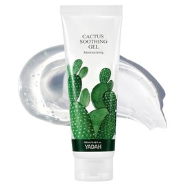YADAH Gel Calmante De Cactus (8.45Fl Oz) - Alivio De Quemaduras Solares, Calma, Refresca Y Calma La Piel Irritada, Enrojecimiento Facial. Cuidado De L