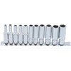 BGS 2221 Drive 6.3 mm (1/4) 11-Piece Set Deep Sockets
