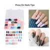 Sonew 576 Piece Press On Nails Set, Colourful Artificial Nails,
