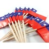 JBCD Chile Toothpick Flag Chilean Mini Small Cupcake Topper Flags,