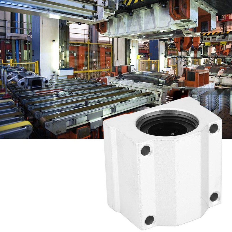 20mm Linear Bearing Slide Block, 2pcs SC20UU 20mm CNC Linear