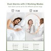 ROCAM Loud Alarm Clock for Heavy Sleepers with Bed Shaker,