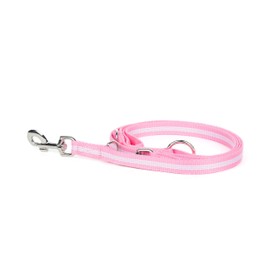 Julius-K9 IDC Adjustable Double Leash, 2.2 m x 19 mm, Pink