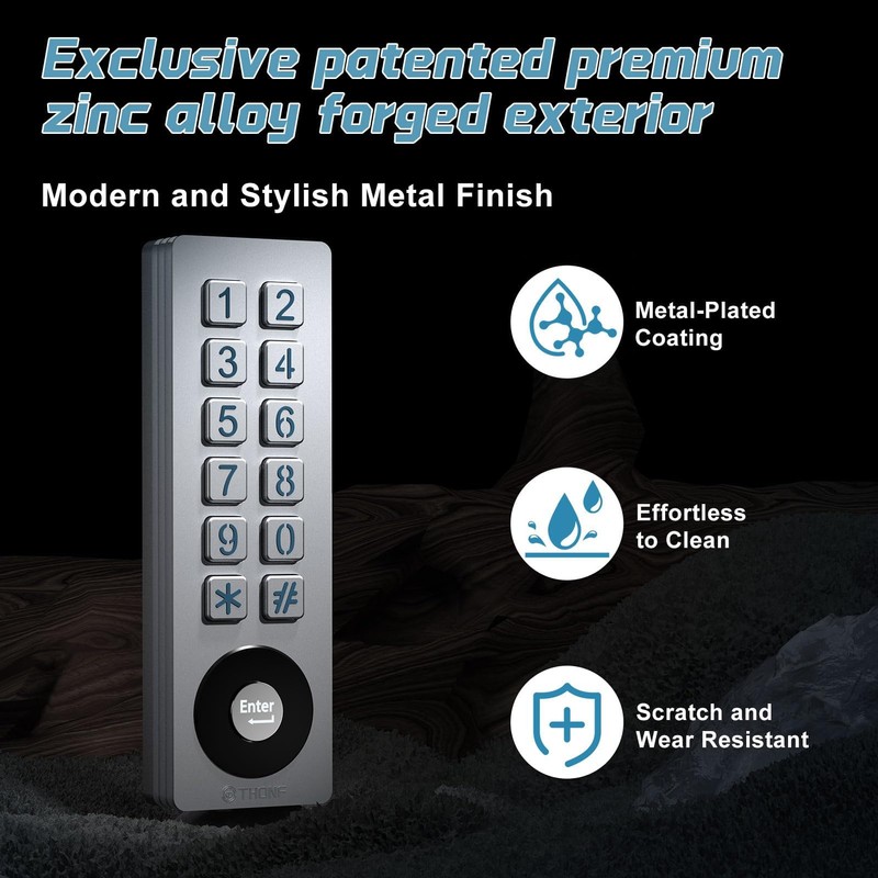 Universal Garage Door Opener Wireless Keyless Keypad for LiftMaster Chamberlain
