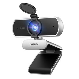 UGREEN 2K Webcam, Cámara Web HD para PC con Micrófono, Plug＆Play, Webcam con Cubierta de Privacidad, USB-A Cámara Web para Transmisión, Conferencias, 