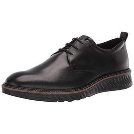 ECCO Men's ST.1 Hybrid Plain Toe Oxford, Black Smooth, 14-14.5