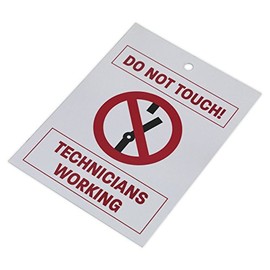 Sealey HYBRIDTAG Hybrid/Electric Vehicle Keyring Warning Tag