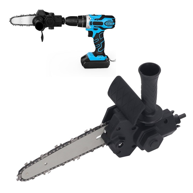Electric Drill to Saw Adapter 6in Conversion Head Portable Chainsaw