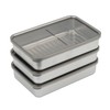 Mochiglory 900ML 3-Piece Set Stackable Stainless Steel Food Storage Containers