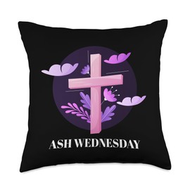 Ash Wednesday - The Fasting Period Of Lent - Carnival Season Throw Pillow
