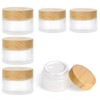 HOTUT Glass Empty Jar, Pack of 6 Cream Jars for