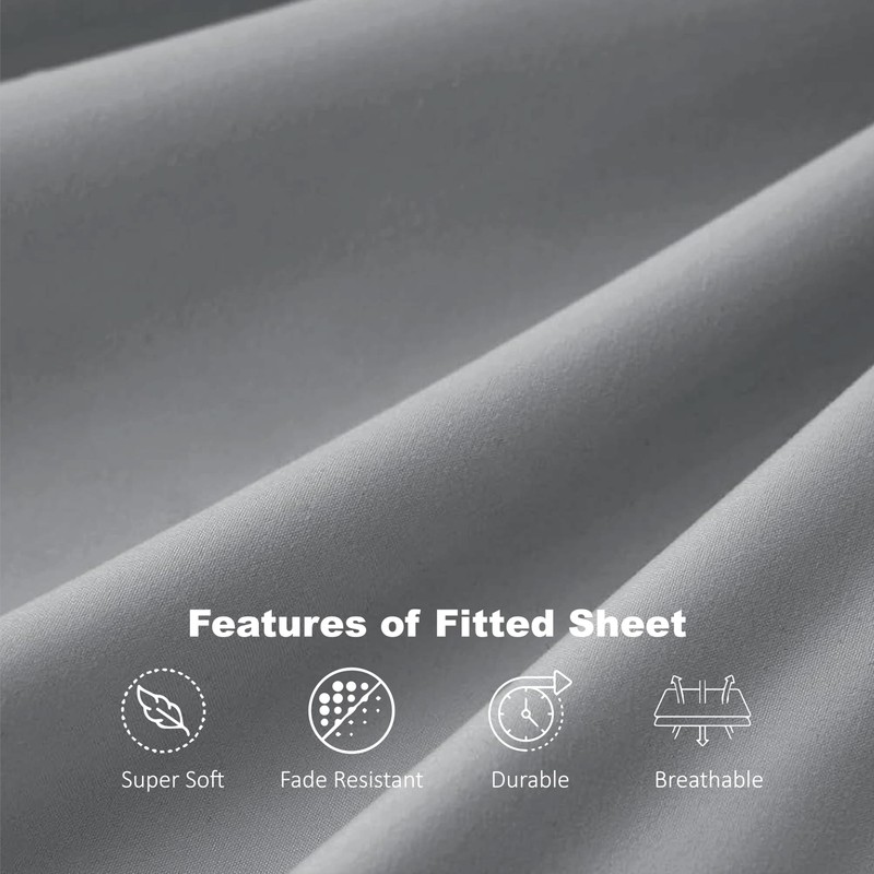 Funky Gadgets King Size Fitted Sheets 40 cm Extra Deep